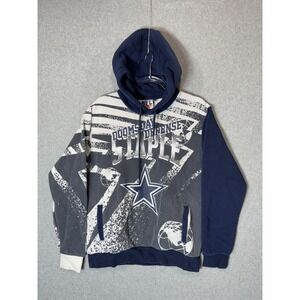 Dallas Cowboys Hoodie Mens Medium‎ Doomsday Defense NFL Football Staple Pullover